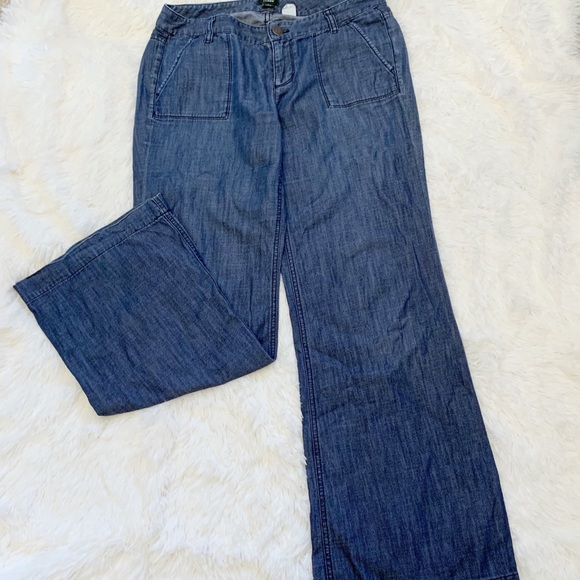 J. Crew Factory Pants - J.Crew Factory Pants Wide Leg 💯 Cotton Size 4